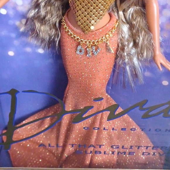 2002 Barbie Sublime Diva Collection Doll All That Glitters Waist Mattel #55426 - Picture 5 of 12
